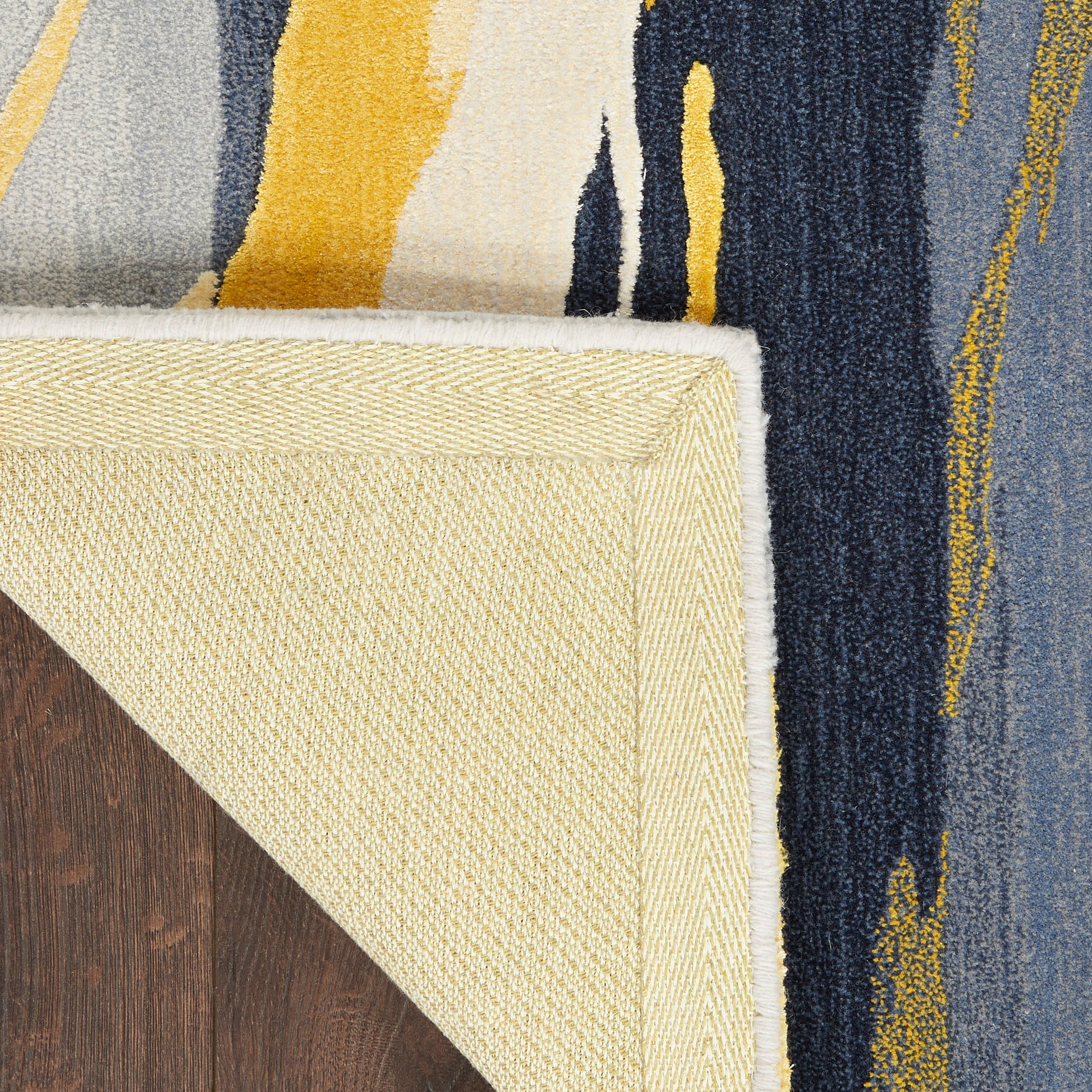 Nourison Home Prismatic  Grey Gold  Contemporary