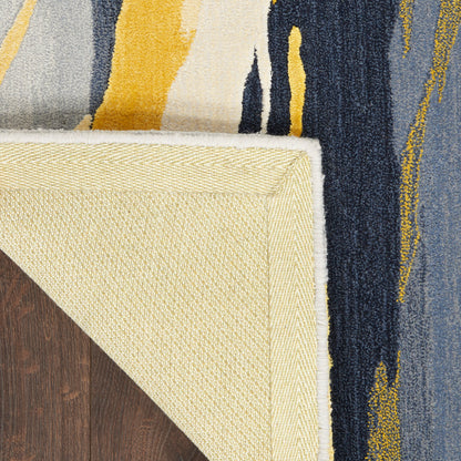 Nourison Home Prismatic  Grey Gold  Contemporary