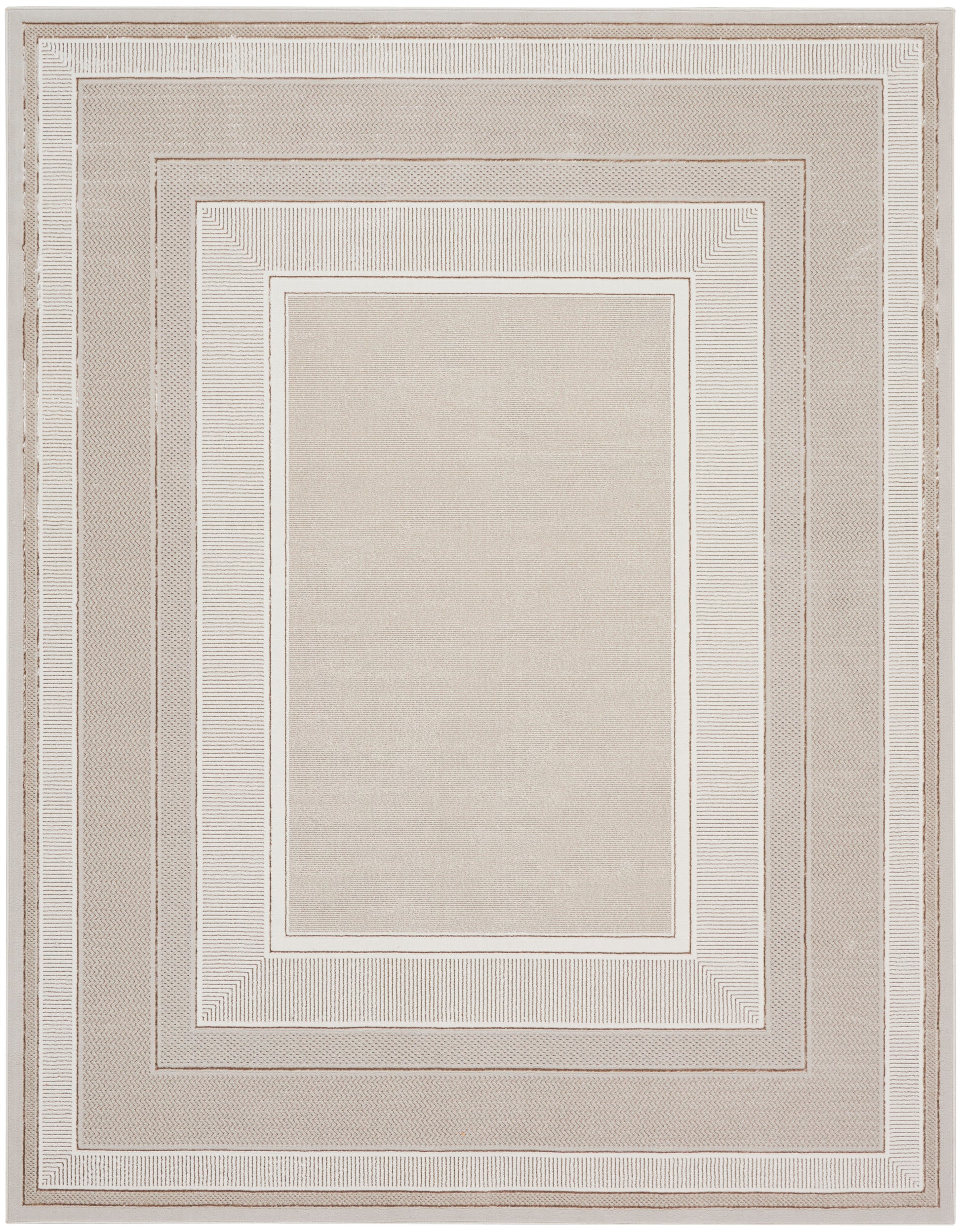 Nourison Home Glitz  Ivory  Contemporary