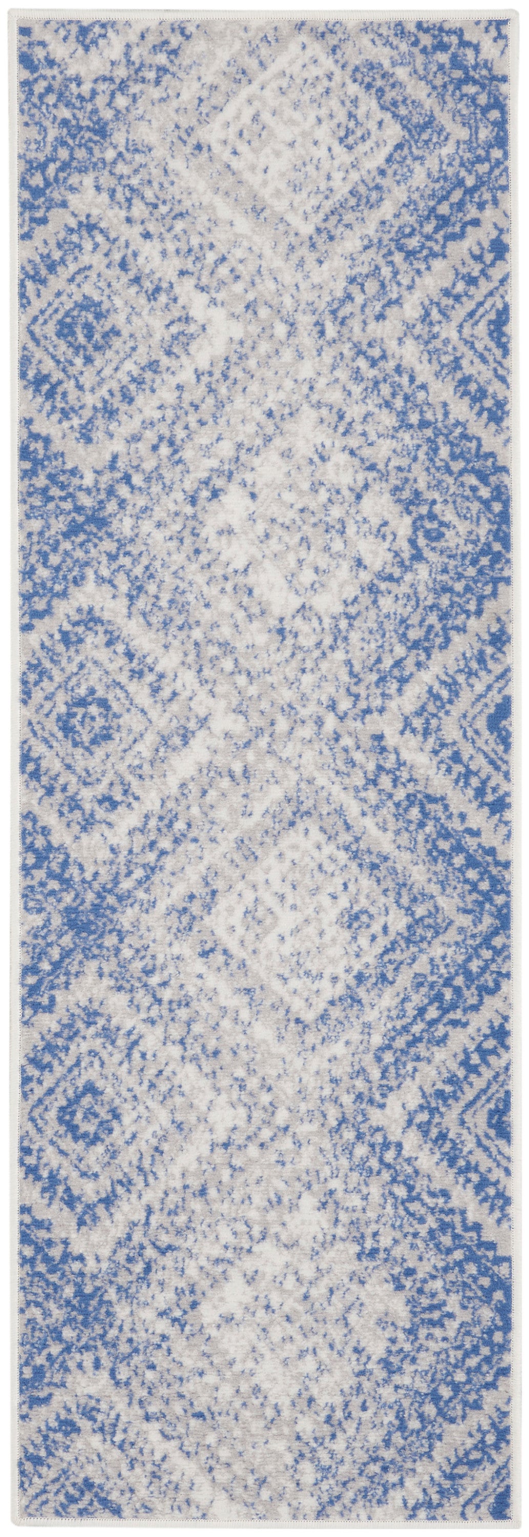 Nourison Home Whimsicle WHS17 Ivory Blue Contemporary Power-loomed Rug