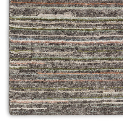 Nourison Home Plateau  Grey Green  Contemporary