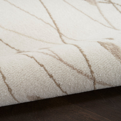Nourison Home Grafix  Ivory Beige  Contemporary