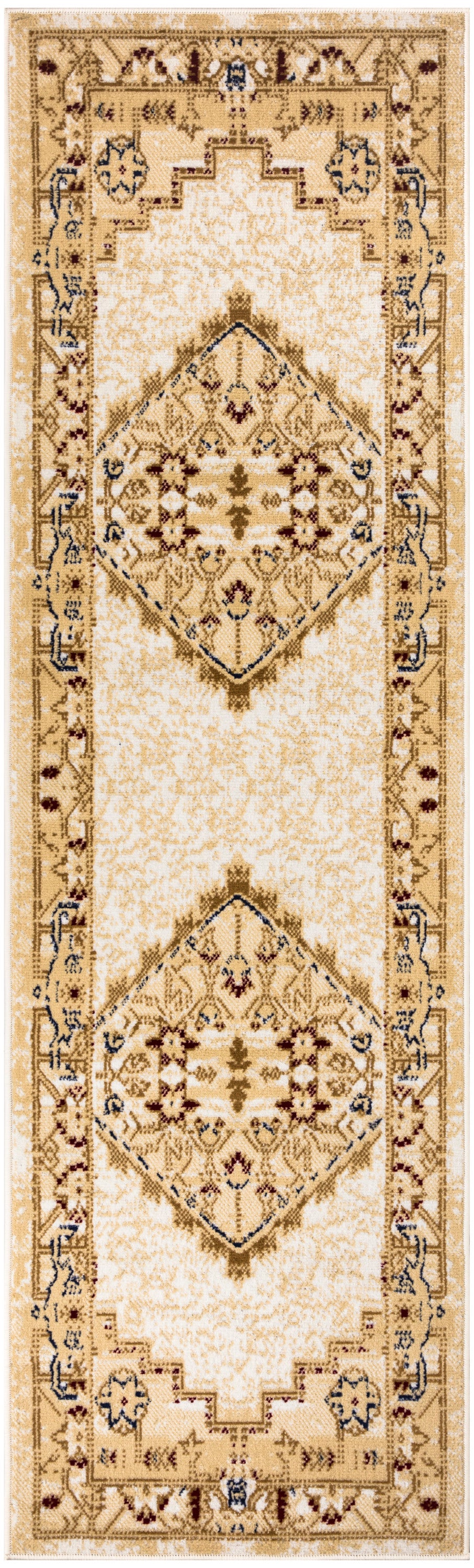 Nourison Home Grafix GRF43 Cream Multicolor Traditional Power-loomed Rug