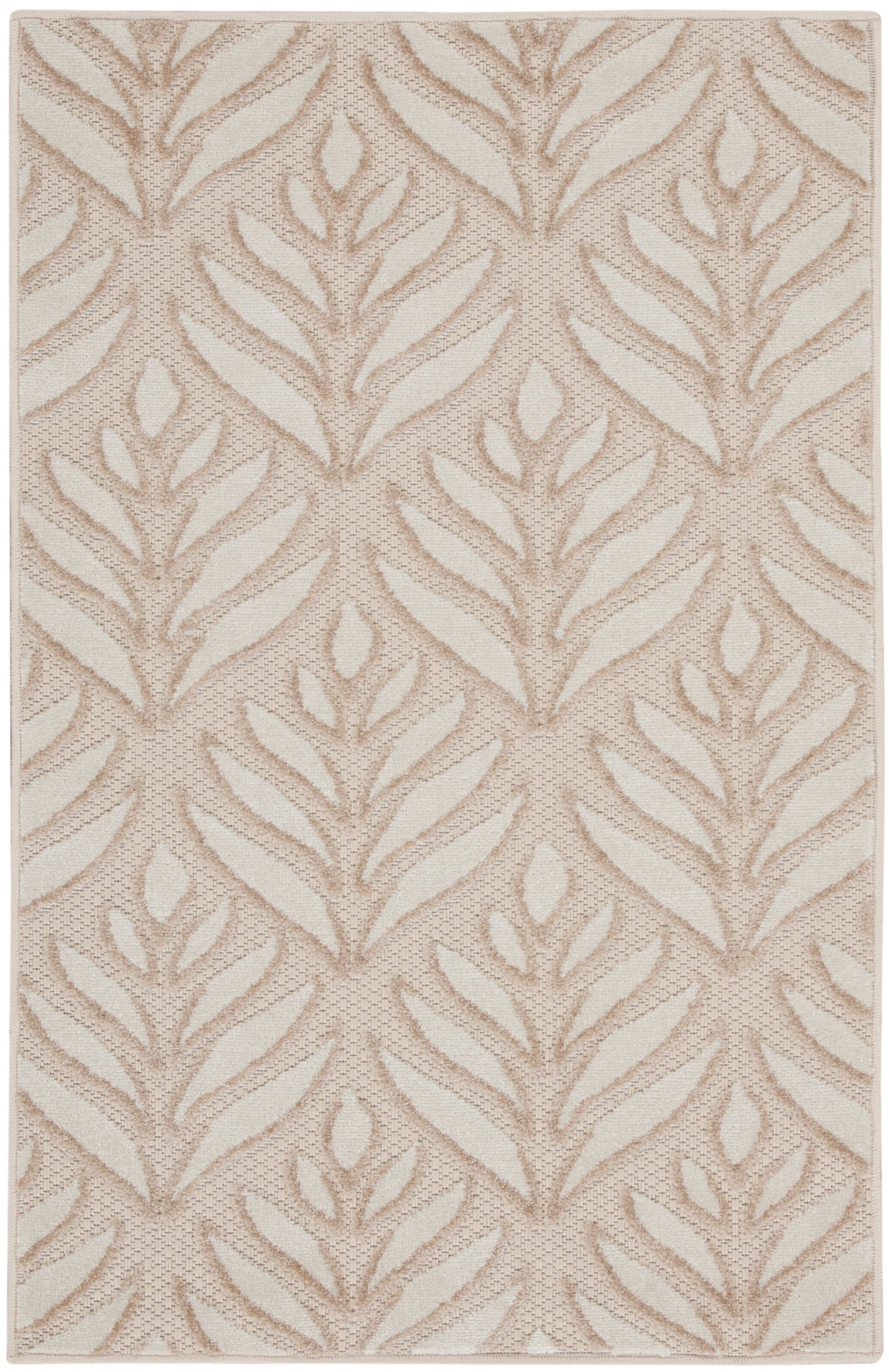 Nourison Home Aloha ALH35 Ivory Grey Contemporary Power-loomed Rugs