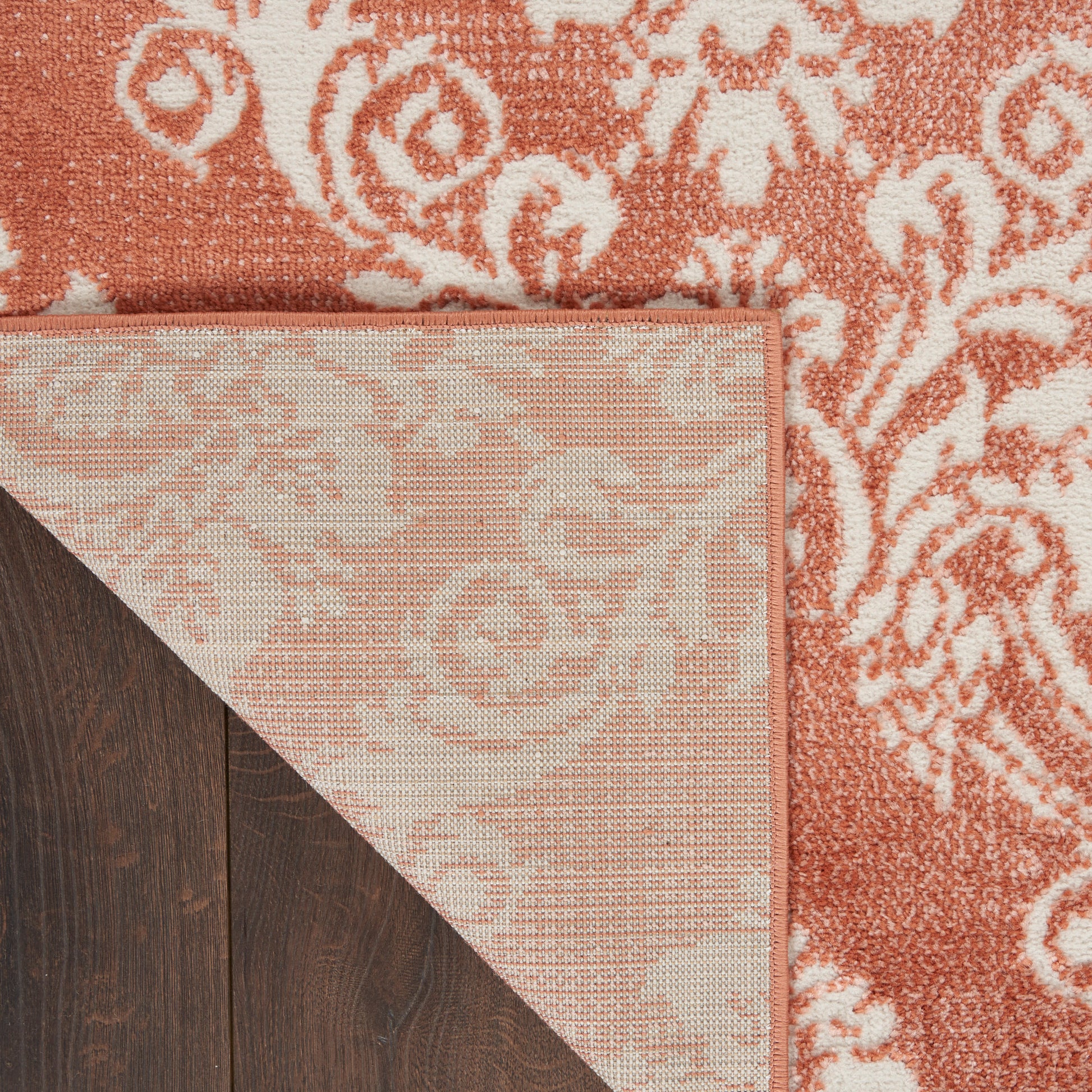 Nourison Home Elation  Brick Ivory  Traditional