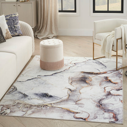 Nourison Home Daydream  Ivory Multicolor  Contemporary