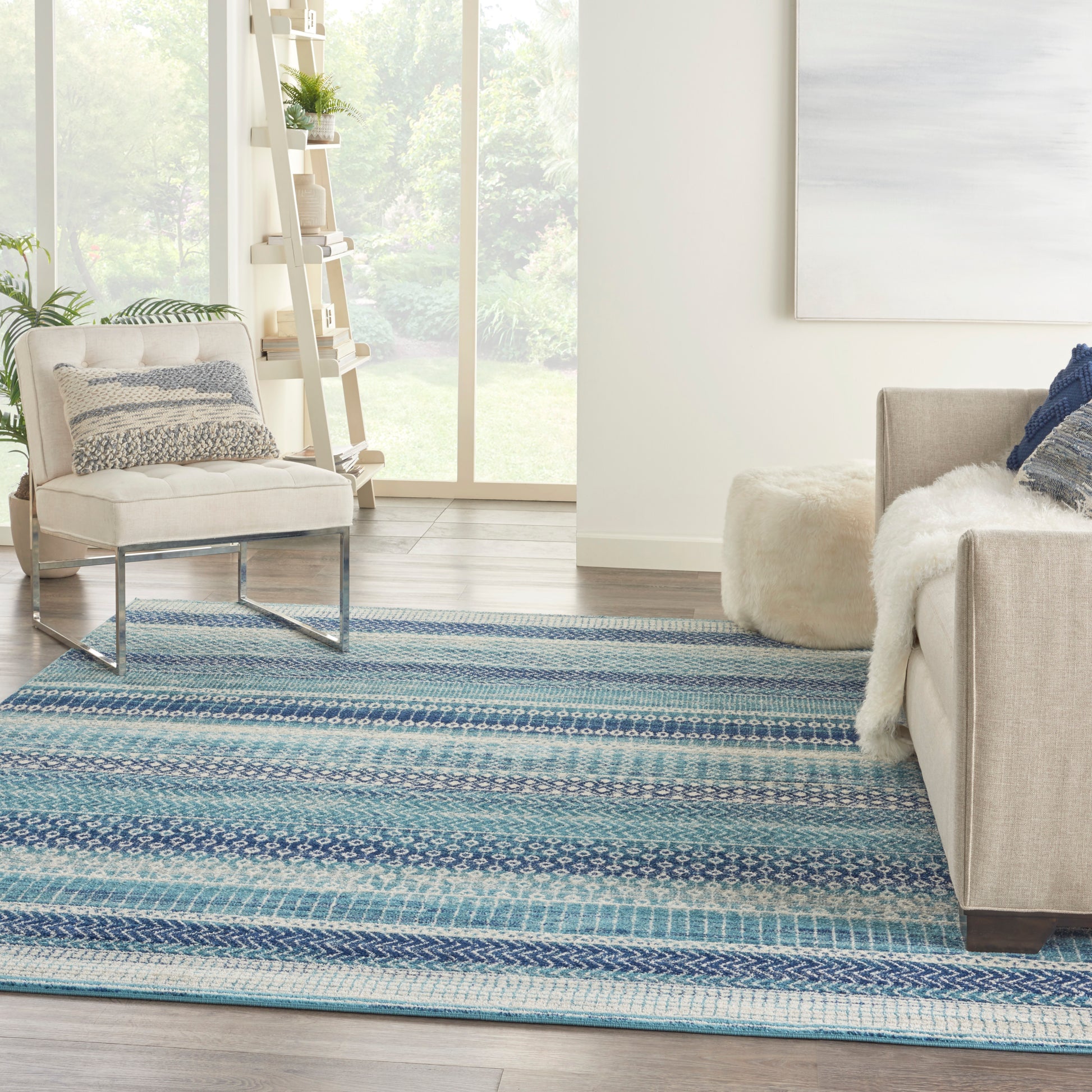 Nourison Home Passion  Navy Blue  Contemporary