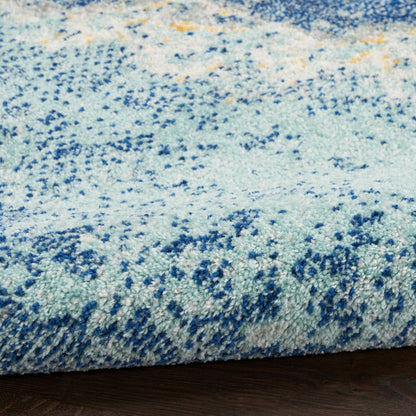 Nourison Home Passion  Blue Multicolor  Contemporary