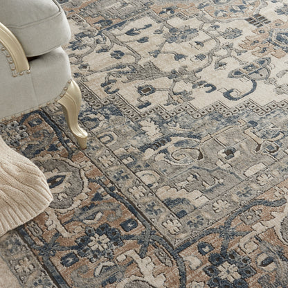 Nourison Home Quarry  Ivory Grey  Transitional