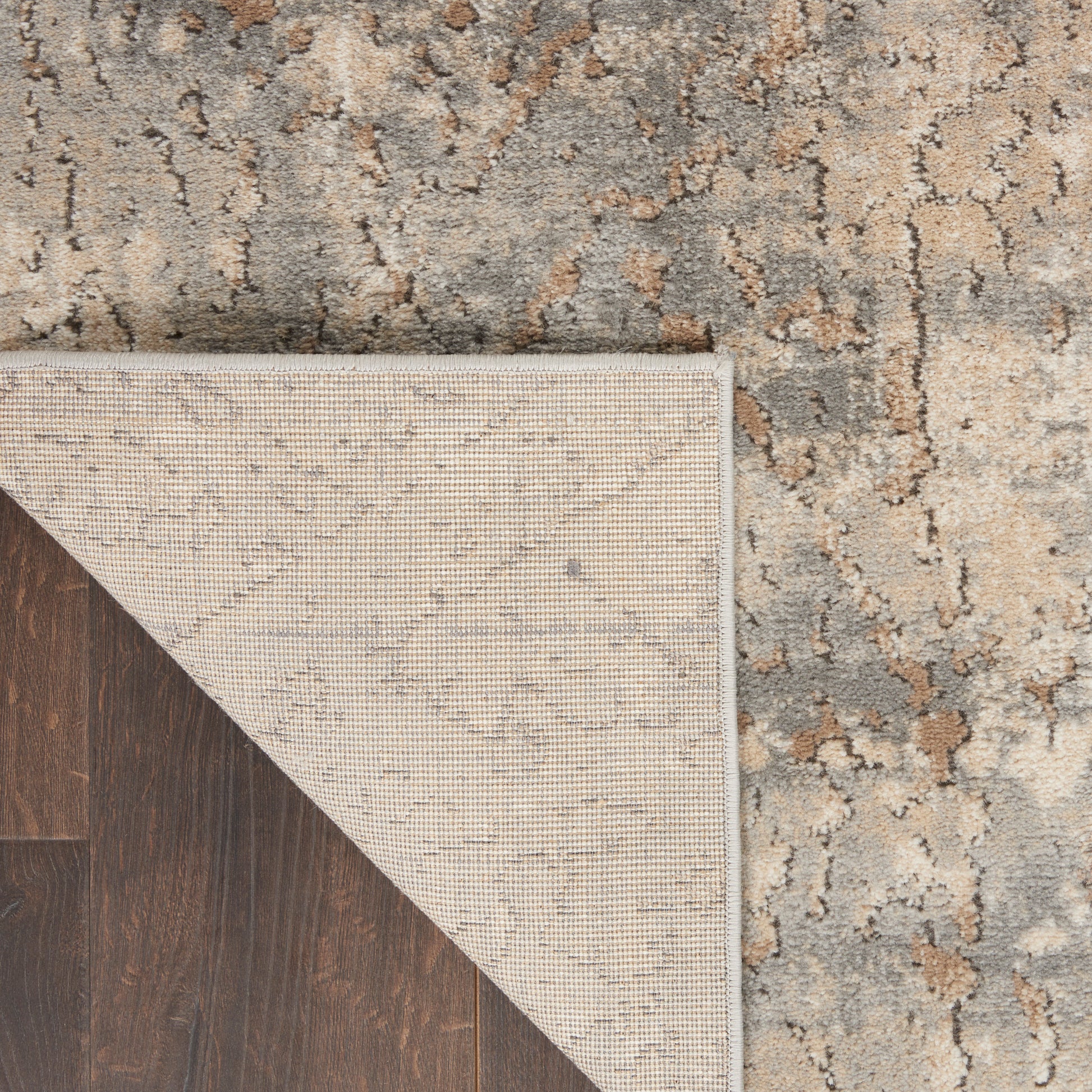 Nourison Home Quarry  Beige Grey  Contemporary