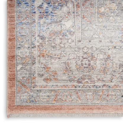 Nourison Home Elegant Heirlooms  Blue Multicolor  Traditional
