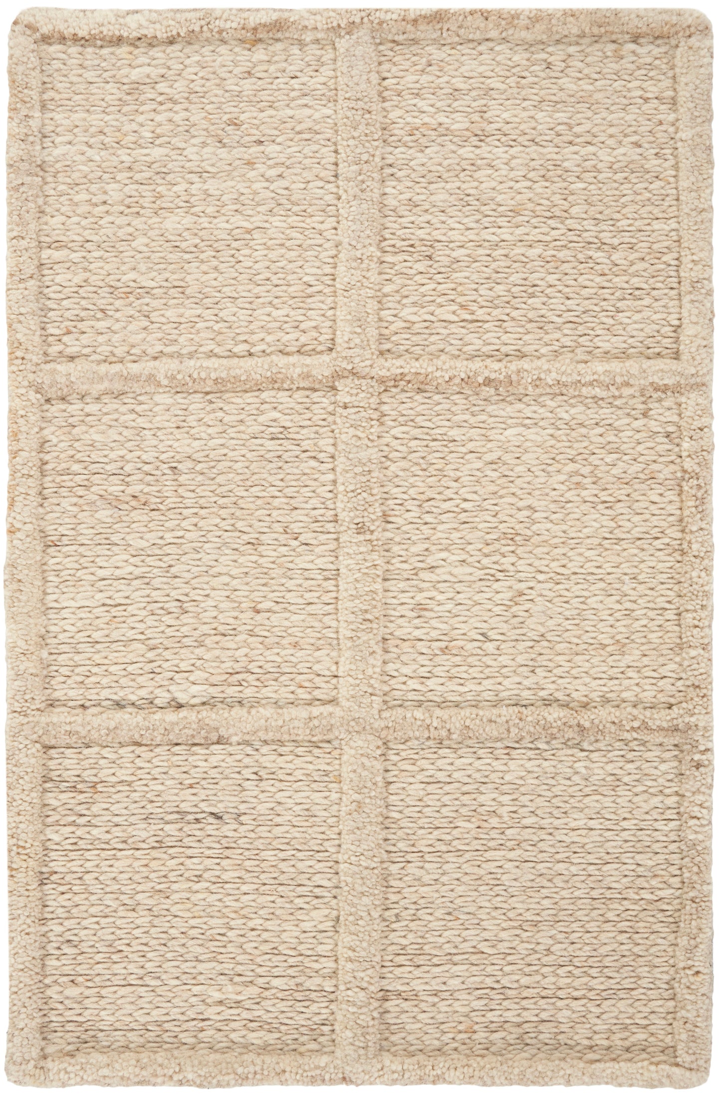 DKNY Pure Framework FRA01 Sand Contemporary Hand Tufted Rug
