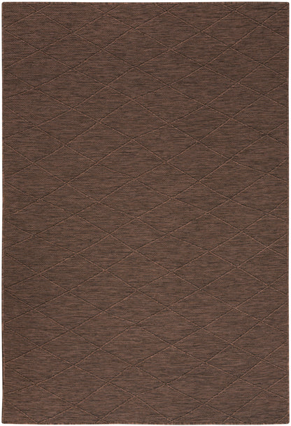 Nourison Home Washable Solutions WSL01 Mocha Contemporary Power-loomed Rug