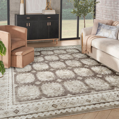 Nourison Home Dekor  Ivory Brown  Traditional