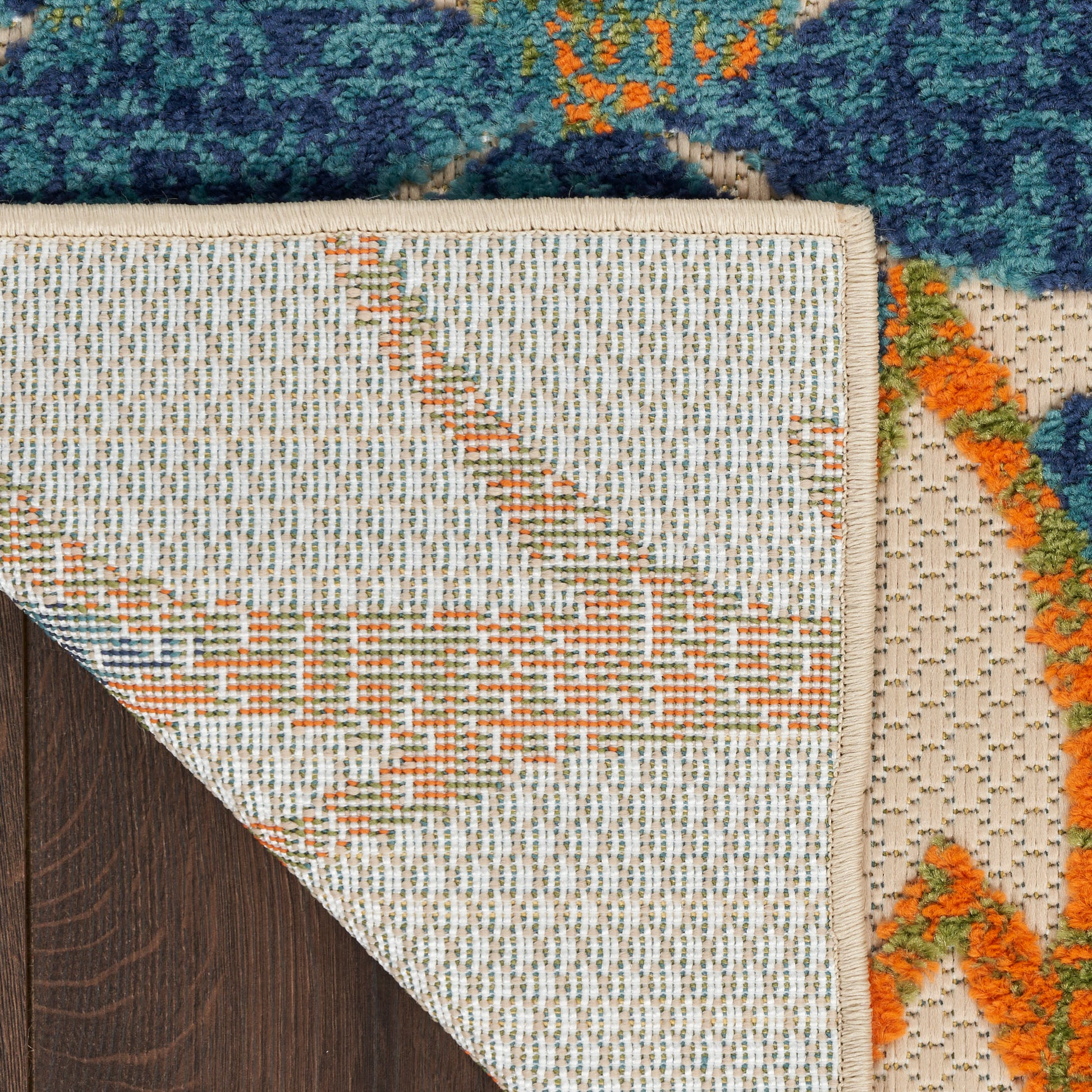 Nourison Home Aloha  Blue Green  Contemporary