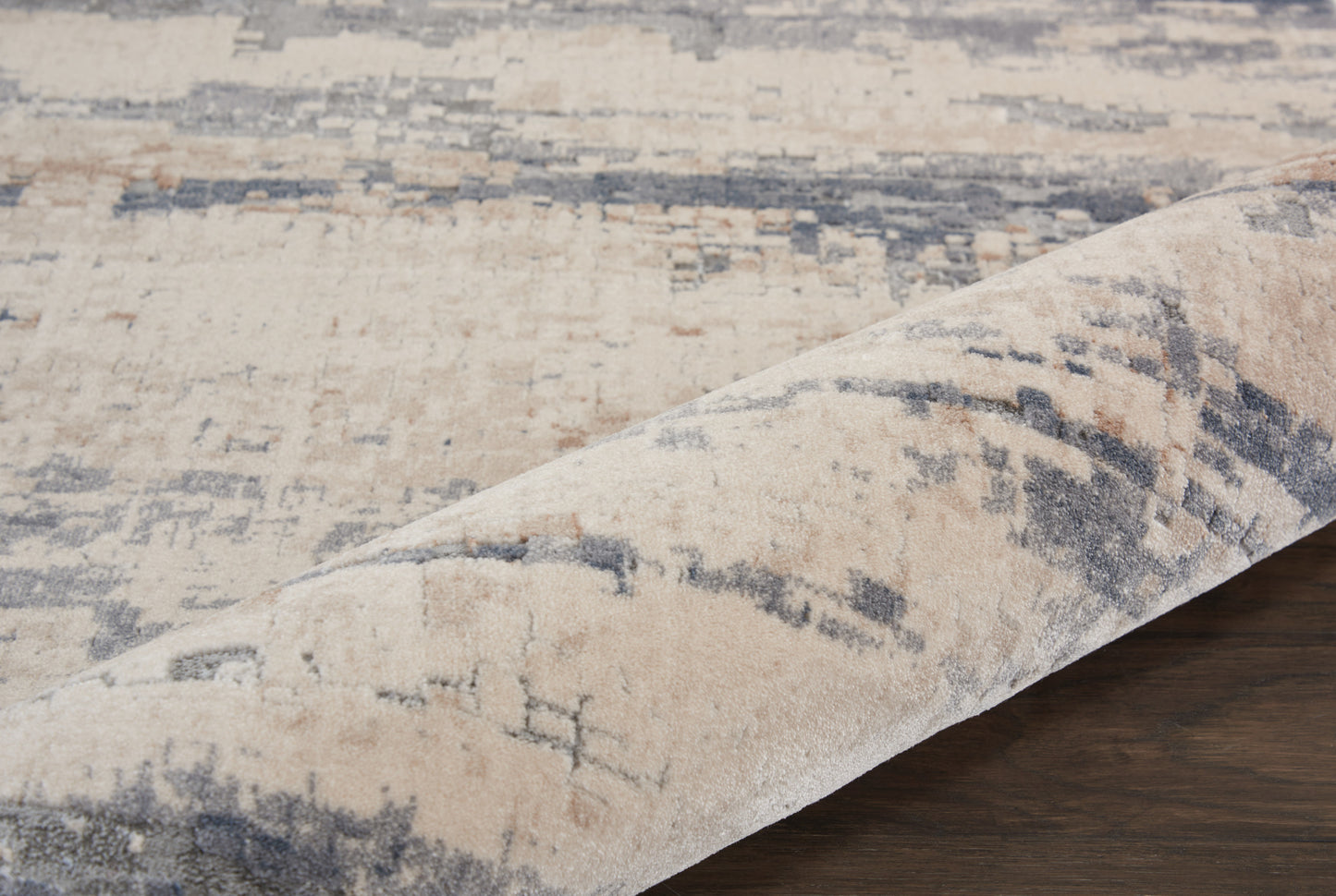 Nourison Home Rustic Textures  Beige Grey  Contemporary
