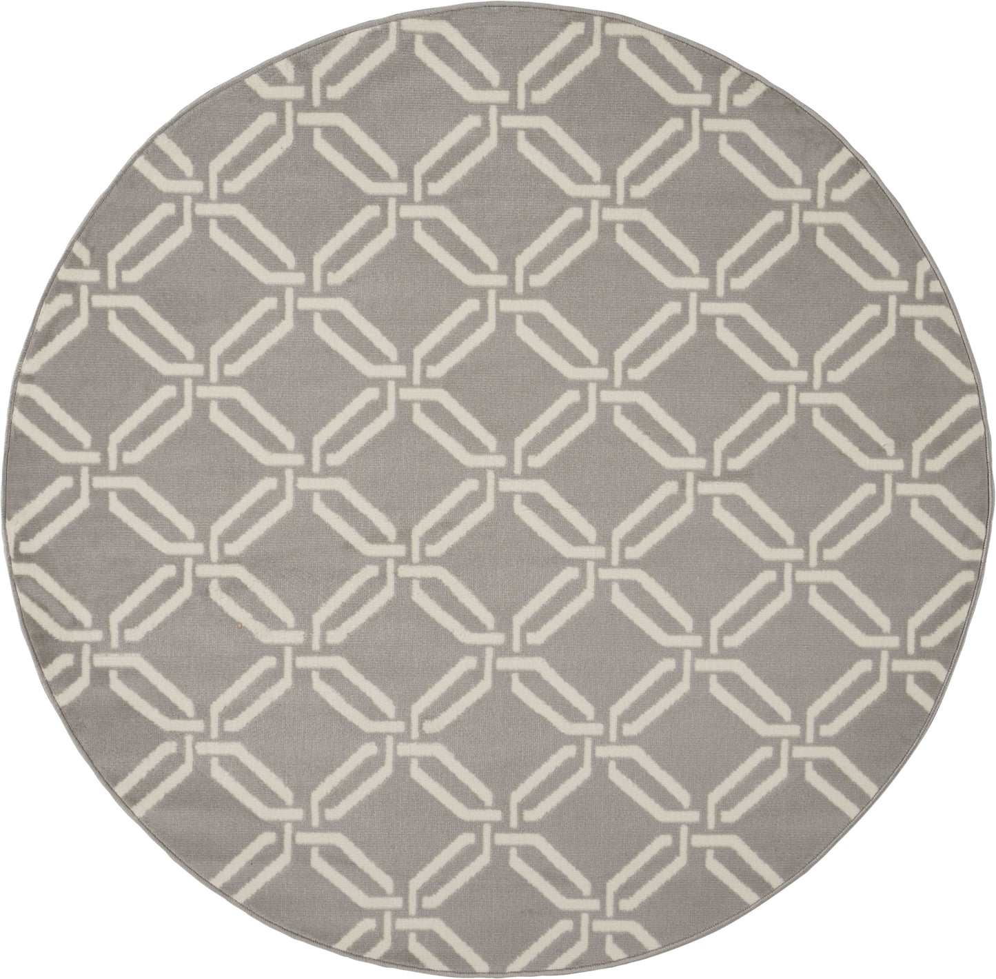 Nourison Home Jubilant JUB17 Grey Contemporary Power-loomed Rug