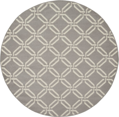 Nourison Home Jubilant JUB17 Grey Contemporary Power-loomed Rug