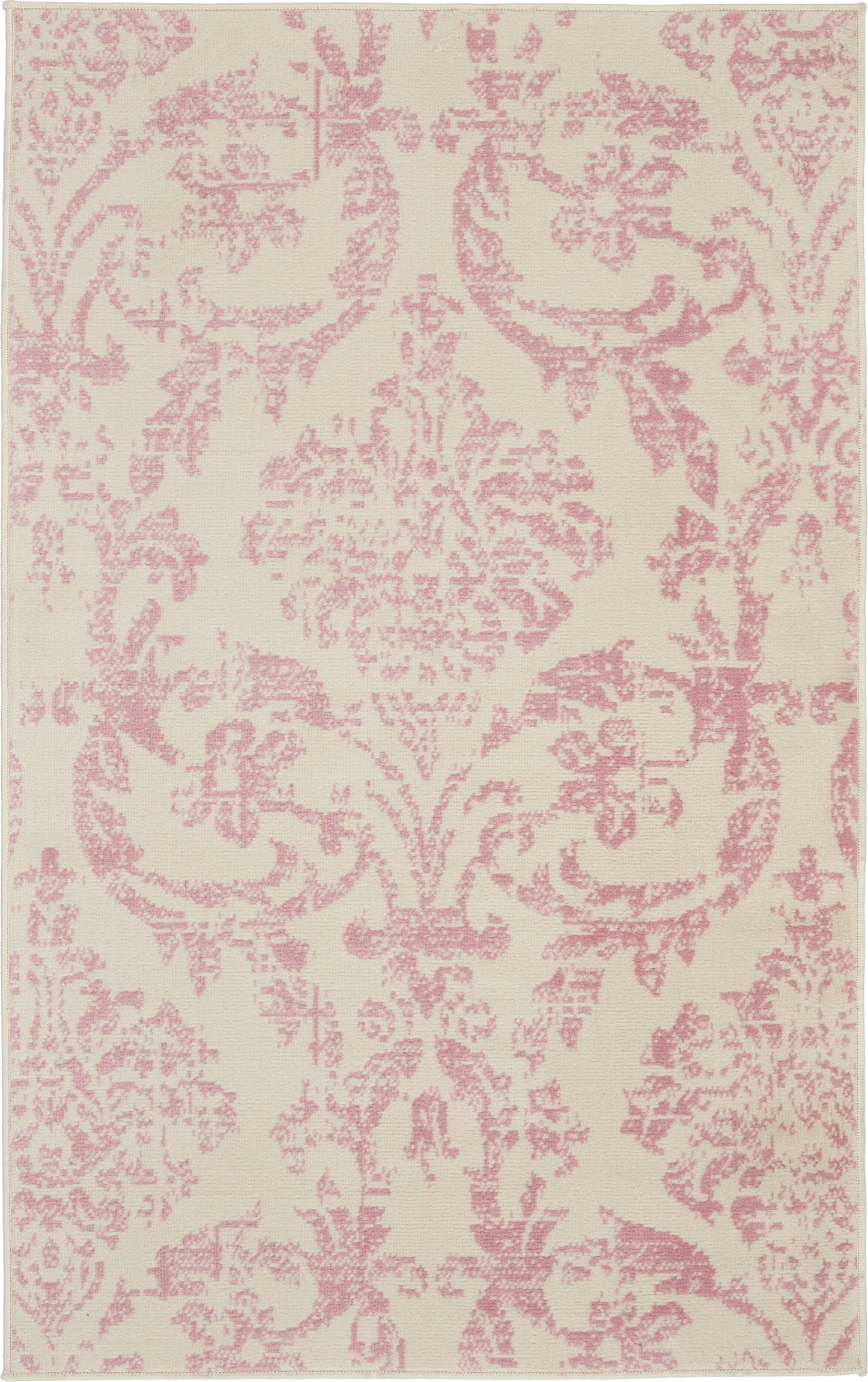 Nourison Home Jubilant JUB09 Ivory Pink Transitional Power-loomed Rug