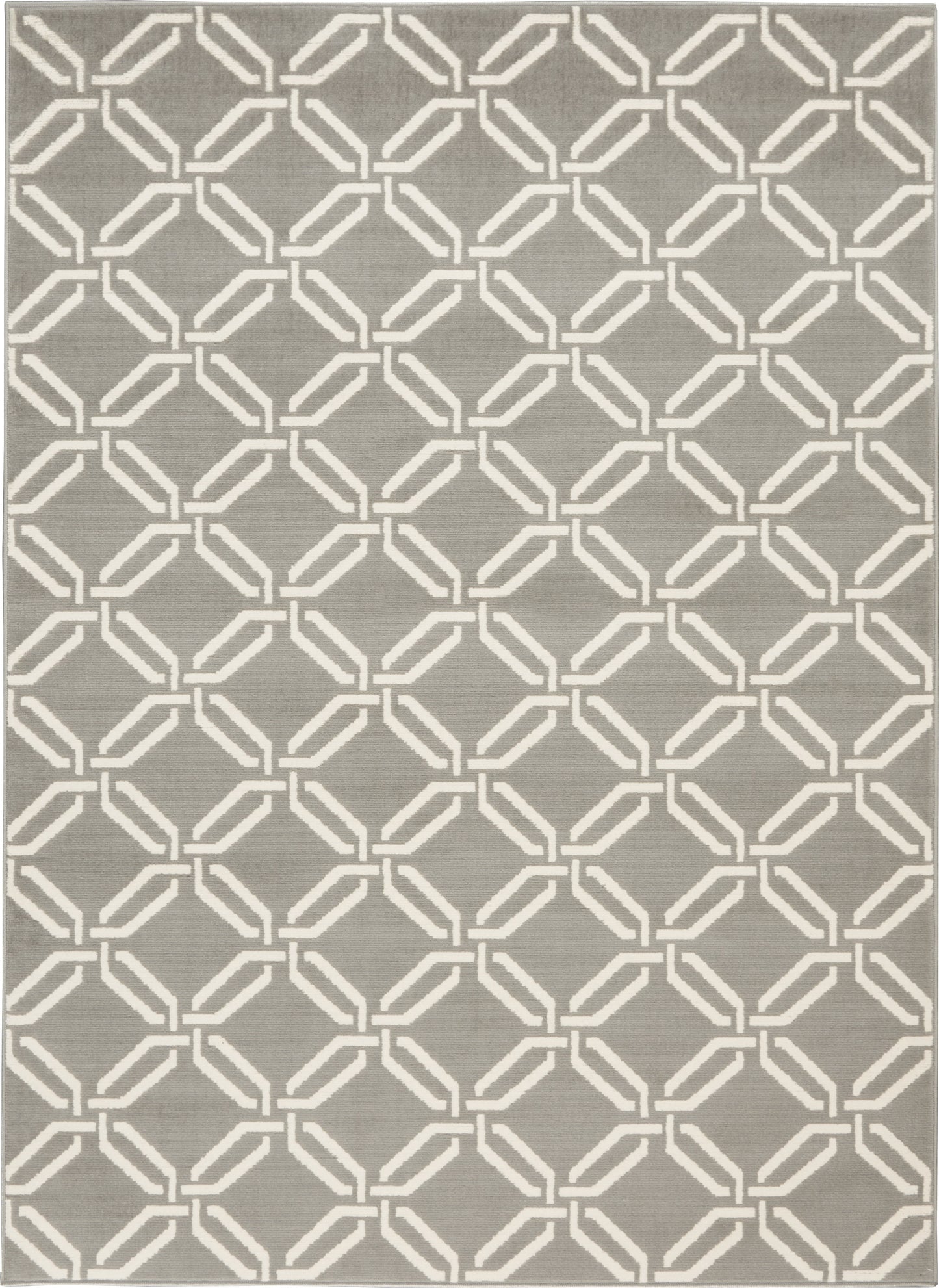 Nourison Home Jubilant JUB17 Grey Contemporary Power-loomed Rug