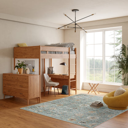 Nourison Home Washable Decor  Blue  Traditional