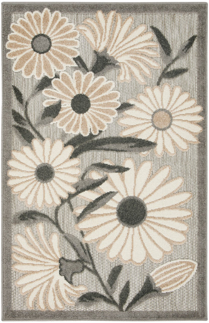Nourison Home Aloha ALH33 Beige Contemporary Power-loomed Rugs