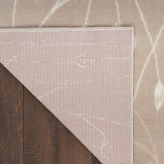 Nourison Home Grafix  Beige  Contemporary