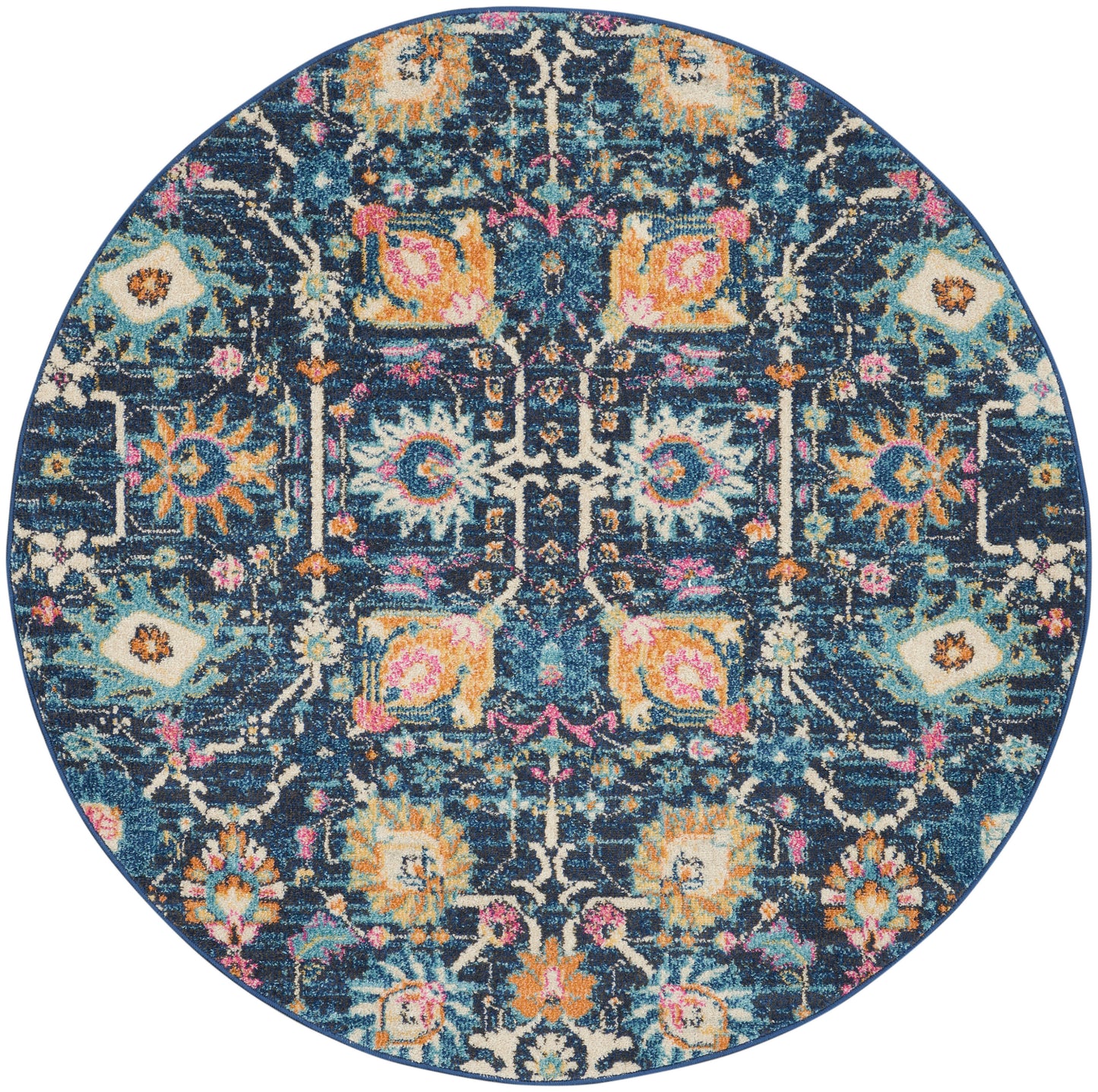 Nourison Home Passion PSN01 Navy Transitional Power-loomed Rugs