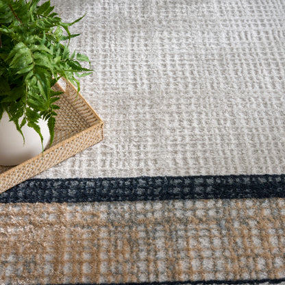 Nourison Home Dekor  Grey Navy  Contemporary