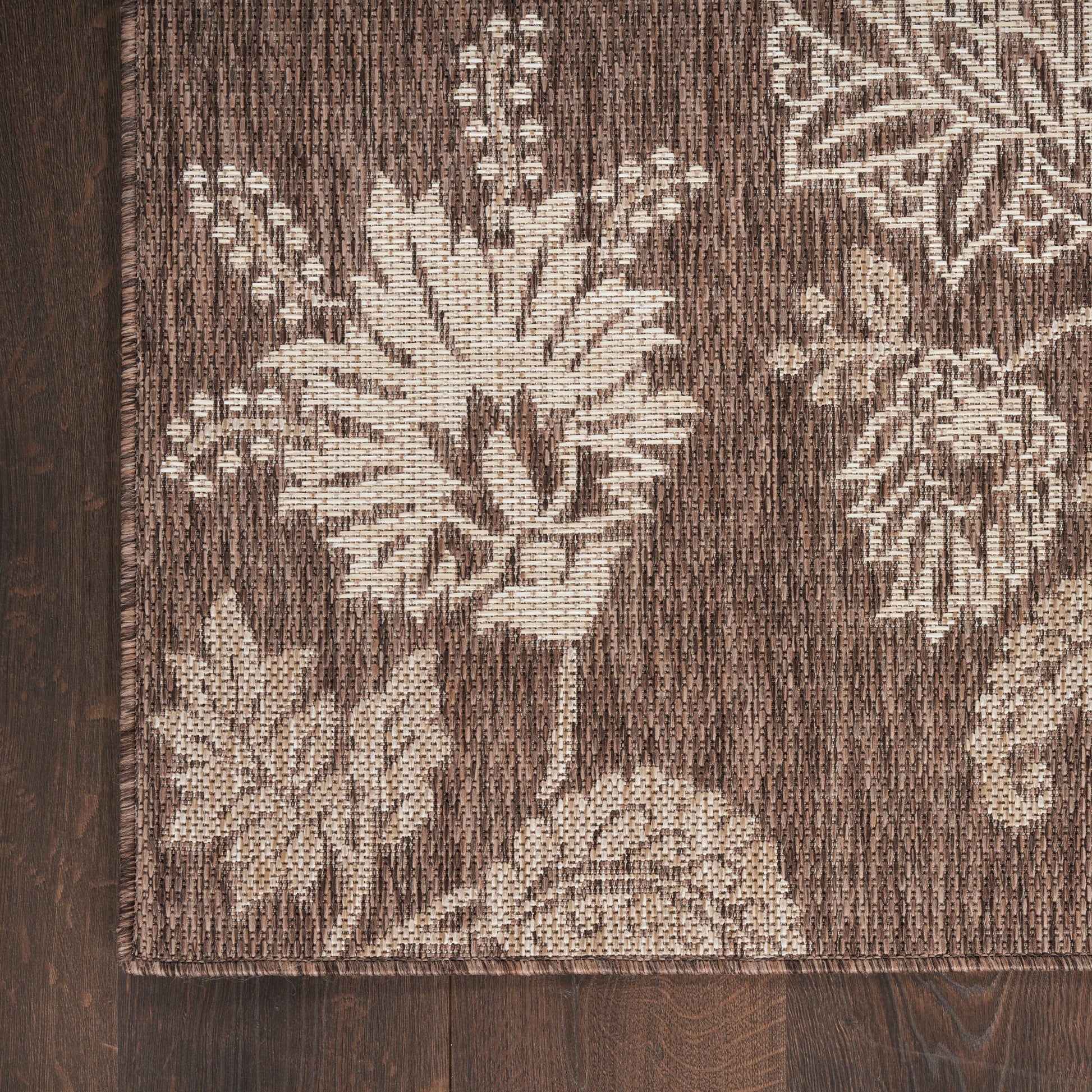 Nourison Home Garden Oasis  Mocha  Contemporary