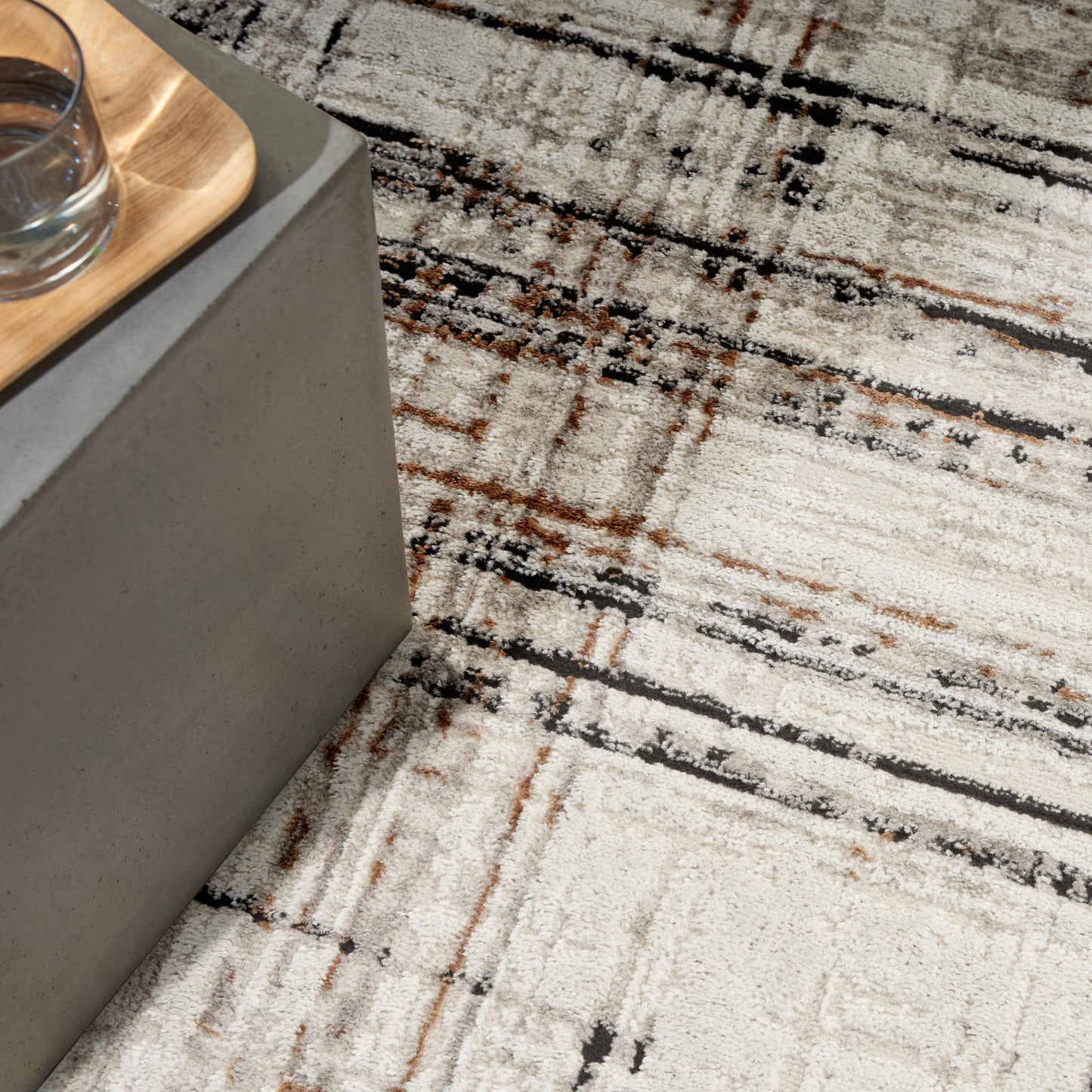 Calvin Klein CK029 Captivating  Ivory Multicolor  Contemporary