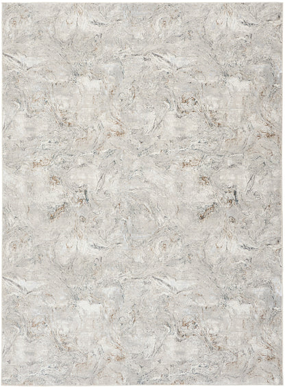 Nourison Home Glitz GLZ20 Grey Multicolor Contemporary Power-loomed Rug