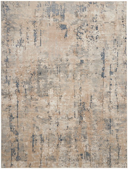 Nourison Home Quarry QUA01 Beige Grey Contemporary Power-loomed Rugs