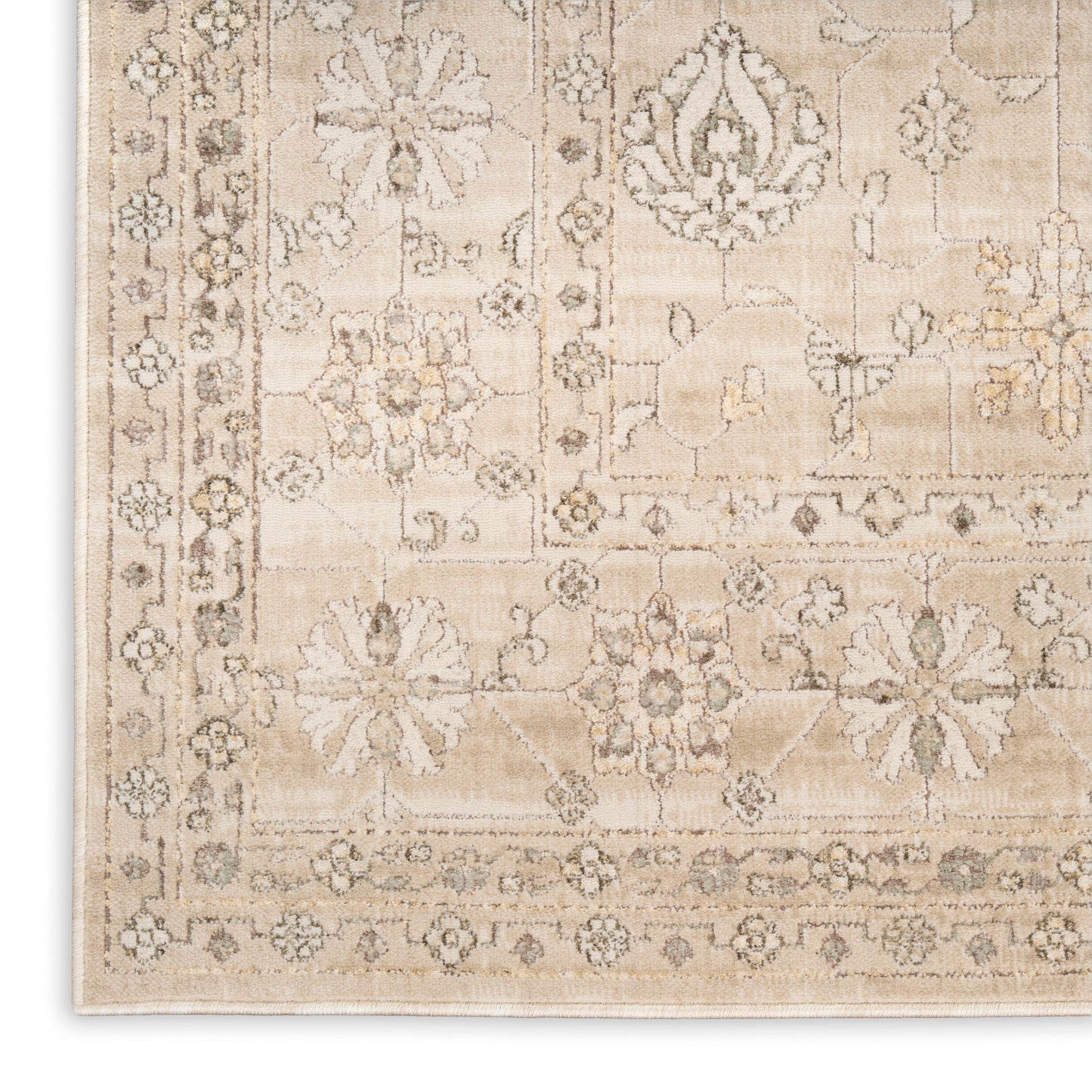 Nourison Home Soft Mist  Beige Grey  Traditional