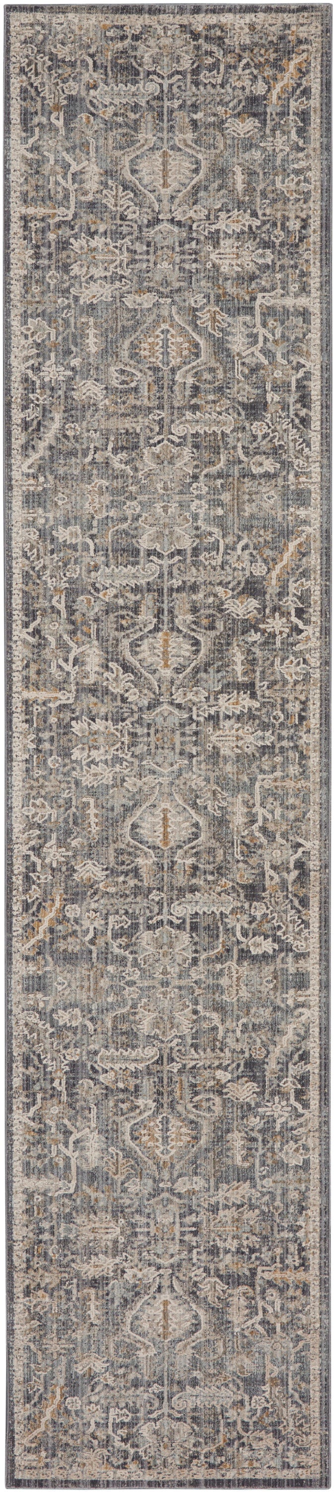 Nourison Home Lynx LNX02 Navy Multicolor Transitional Power-loomed Rug