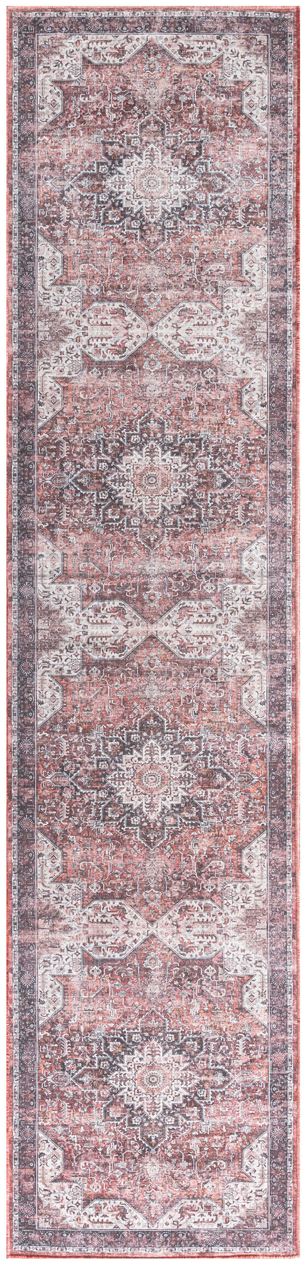 Nourison Home Nourison Washables NWB15 Red Traditional Power-loomed Rug