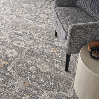 Nourison Home Lynx  Slate Multicolor  Transitional
