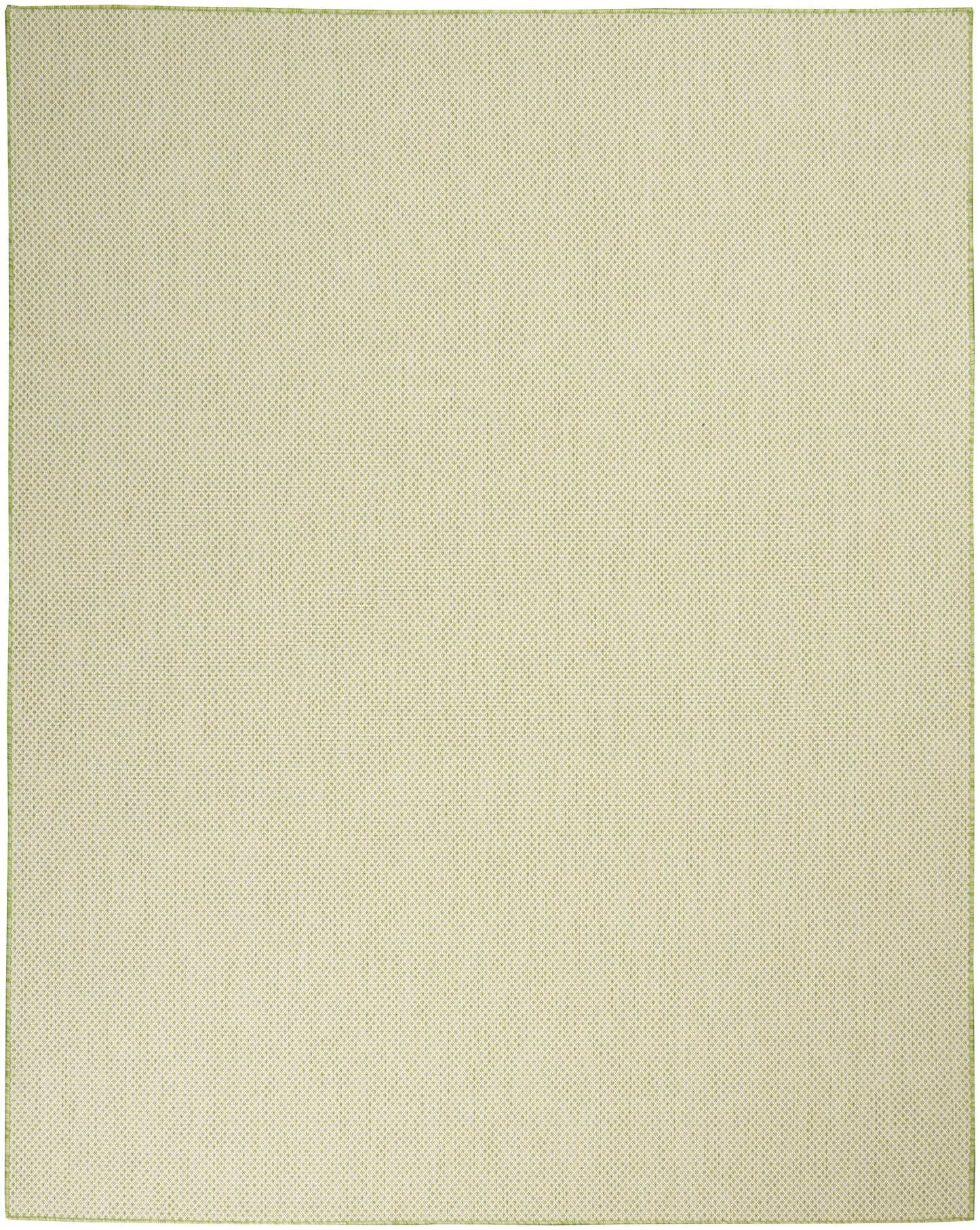 Nourison Home Courtyard  Ivory Green  Contemporary