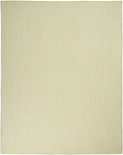 Nourison Home Courtyard  Ivory Green  Contemporary