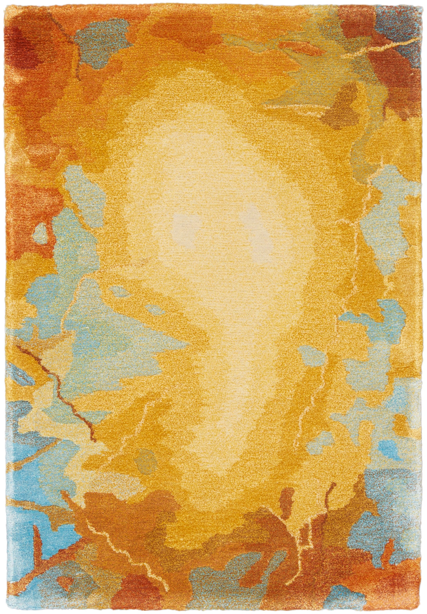 Nourison Home Prismatic PRS29 Gold Multicolor Contemporary Hand Tufted Rug