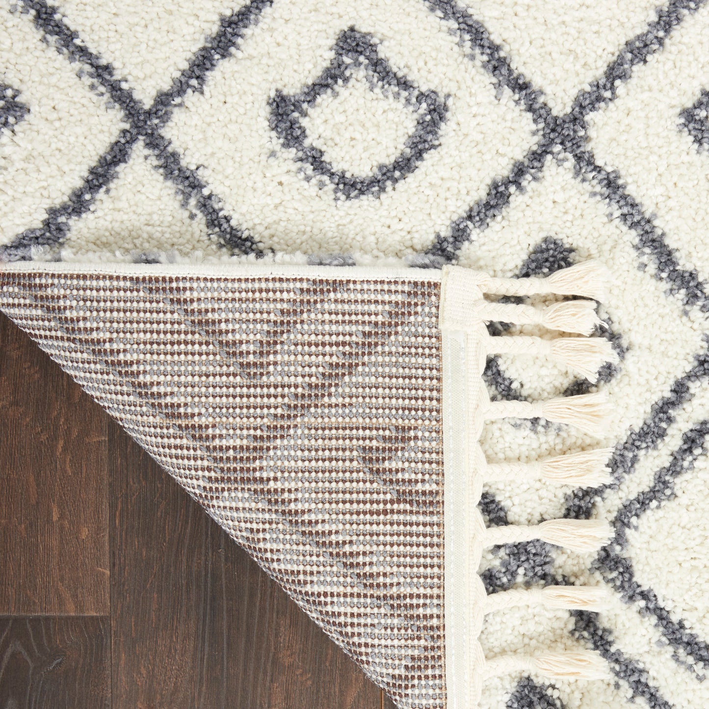 Nourison Home Serenity Shag  Ivory Slate  
