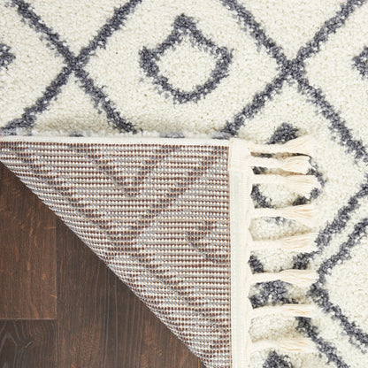 Nourison Home Serenity Shag  Ivory Slate  