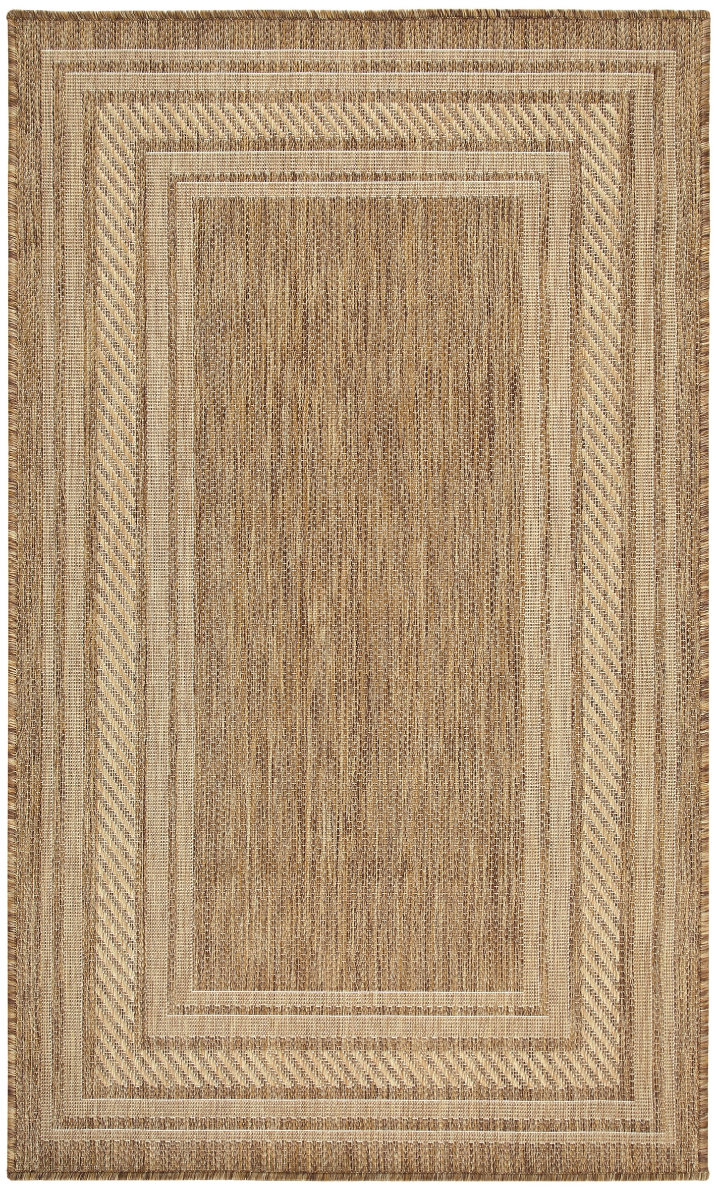 Nourison Home Horizon Indoor/Outdoor HOZ03 Natural Contemporary Power-loomed Rug