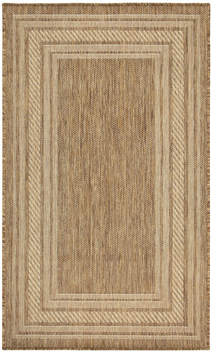 Nourison Home Horizon Indoor/Outdoor HOZ03 Natural Contemporary Power-loomed Rug