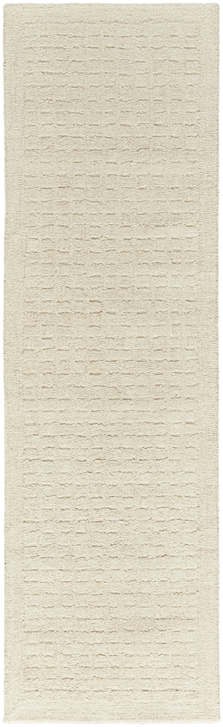 DKNY Pure Grids PGR01 Ivory Beige Contemporary Hand Tufted Rug