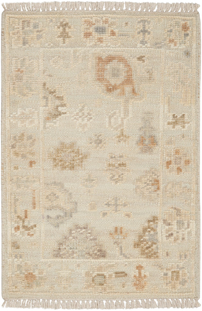 Nourison Home Whispers WHP02 Cream Traditional Hand Knotted Rug