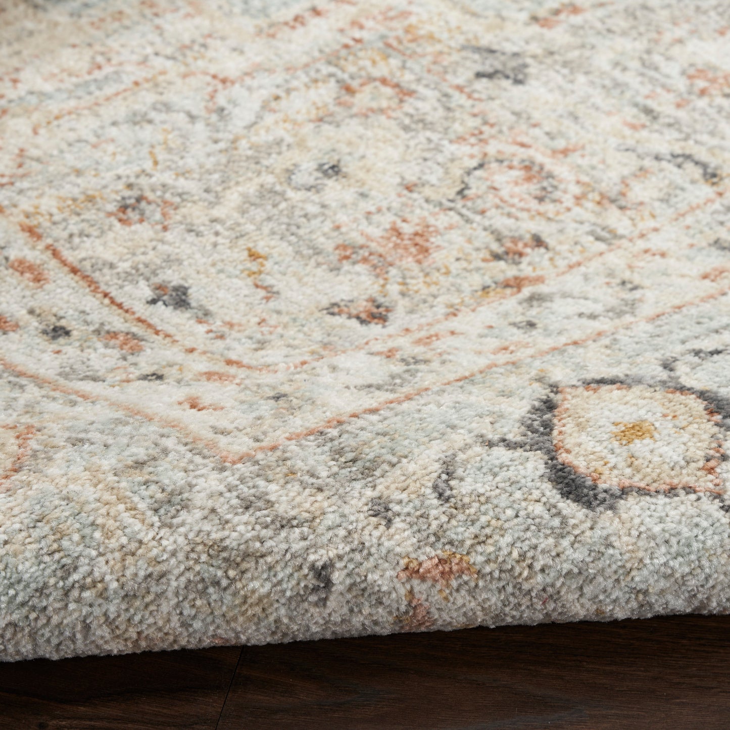 Nourison Home Oushak Home  Light Grey  Traditional