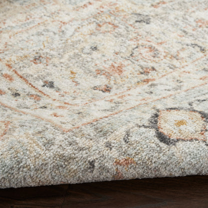 Nourison Home Oushak Home  Light Grey  Traditional