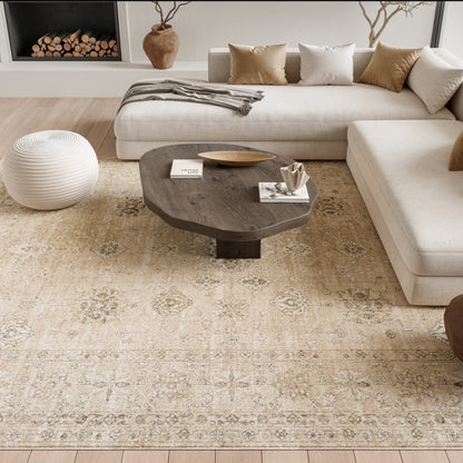 Nourison Home Soft Mist  Beige Grey  Traditional