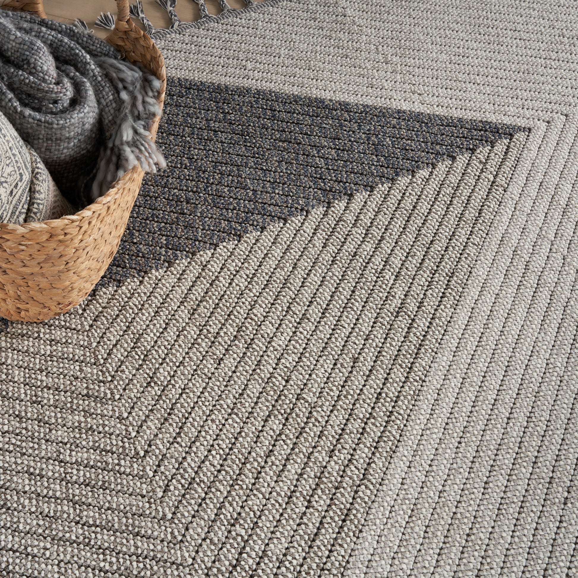 Nourison Home Paxton  Grey Slate  Contemporary